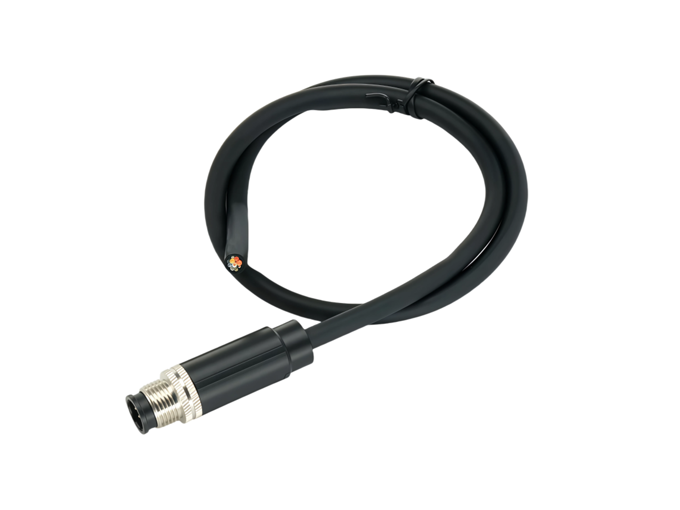 工厂预制+防误插：M12注塑成型连接线束即插即用省工时